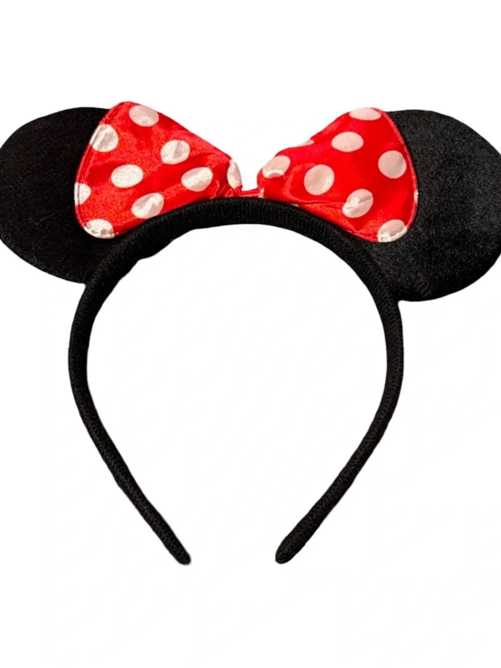 Kids Red Polka Dot Minnie Mouse Ear Headband - Classic Costume Accessory